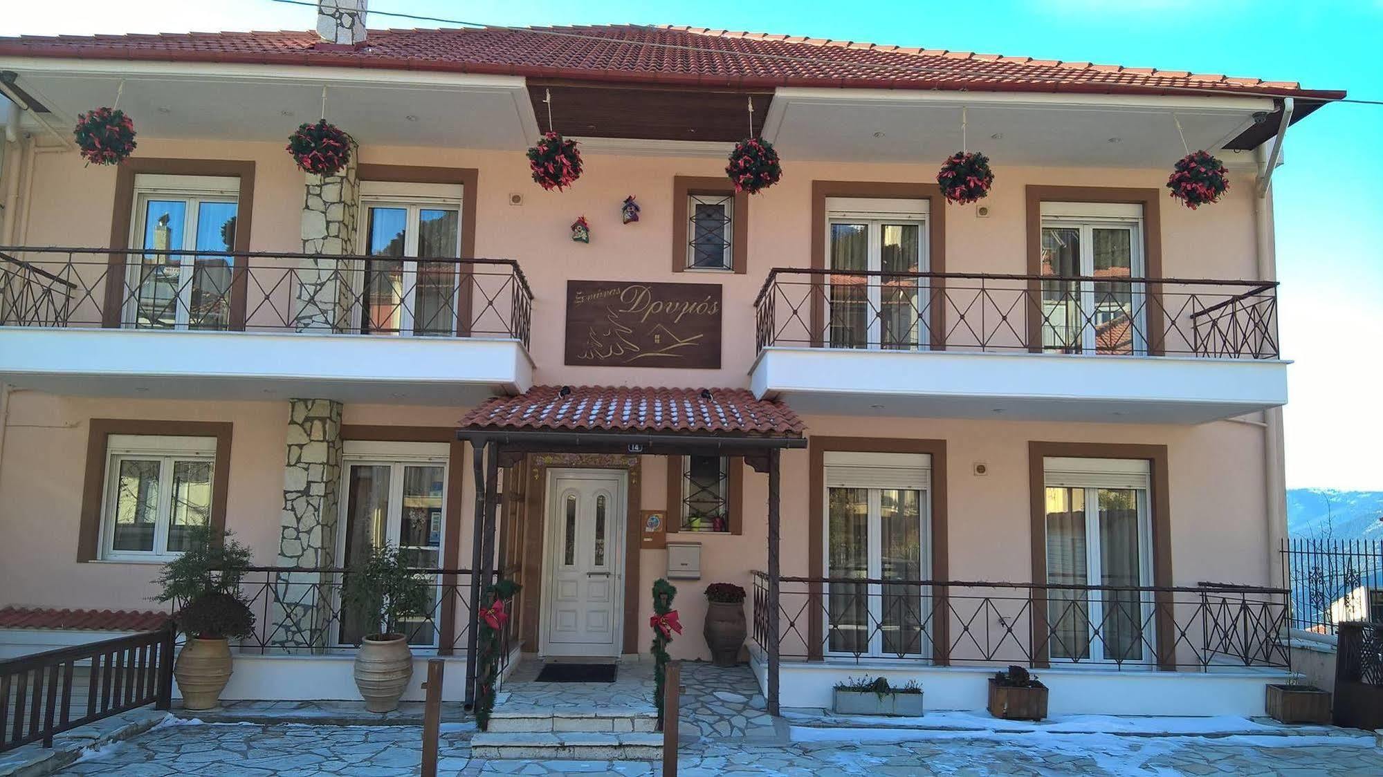 Xenonas Drimos Aparthotel Karpenisi Bagian luar foto